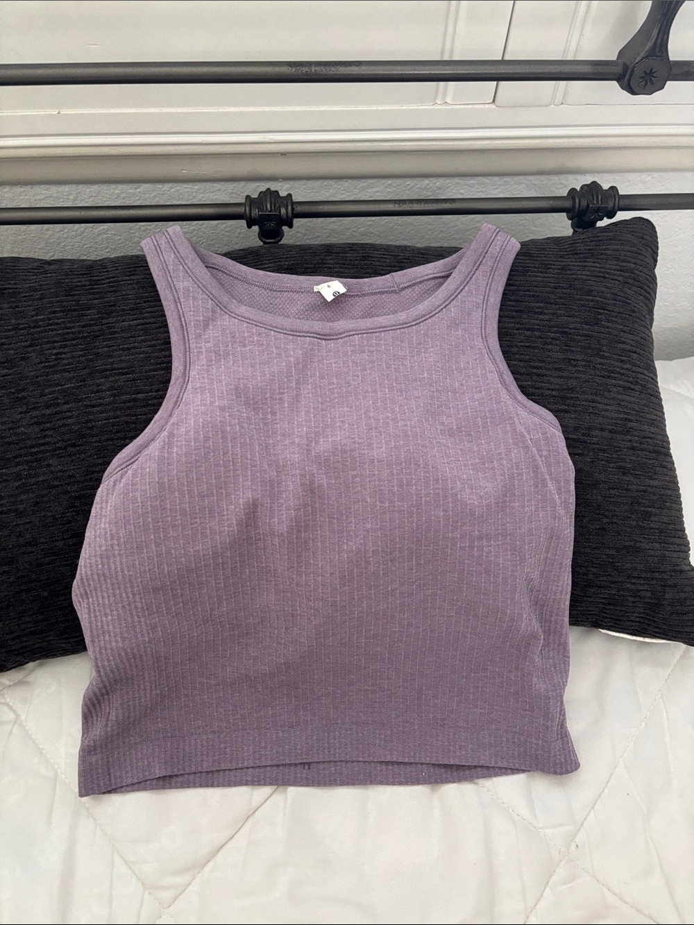 lululemon athletica Ribbed Cropped Tank - Lilac